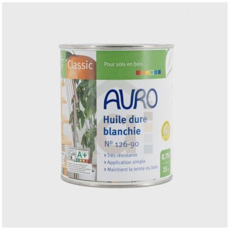 Huile dure blanche n°126-90 AURO,