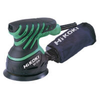 Hikoki – Ponceuse excentrique 125mm 230W – Aspiration efficace – Patin auto-agrippant – Pour bois dur et teck
