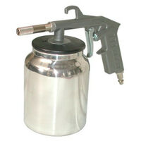 Lacme – Pistolet de sablage pneumatique 1L – Pression 5-6 bar – Débit 200 l/mn – Buse acier Ø 6 mm – Godet 1 litre pour petites surfaces