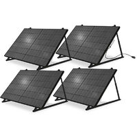 Mecafer – Kit 4 solaire photovoltaïque 1680W – Onduleur MPPT 1600W – Panneaux mono cristallins 420Wc – Installation simple plug and play