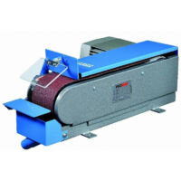 Ponceuse à bande Promac 331C 400V triphasée 0,73kW bande 100x1220mm avec sortie d'aspiration de 36mm