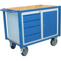 Servante d'atelier équipée 1 bloc porte et 1 bloc tiroirs 500 kg - FIMM - 880002991