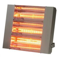 Sovelor – Chauffage radiant électrique infrarouge halogène quartz 4500W – Indice de protection IPX5 – Pour espaces ouverts et mal isolés – IRC4500CI
