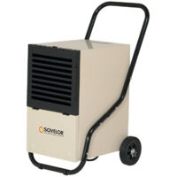 Sovelor – Déshumidificateur mobile professionnel 810 W – Capacité 45,6 l/jour – Débit d'air 350 m³/h – Pour chantiers humides – DR48E