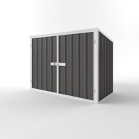 EasyShed - Abri métal multifonctions 2,02m2 Easy Bikerstore 2,08X0,97X1,50m - ESBS-2197-SG