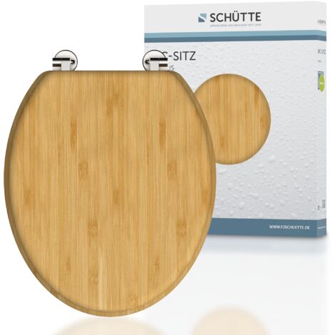 Sanilo WC-Sitz Aus Holz – Toilettendeckel Mit Klobrille, Bambus-Optik, Badezimmer