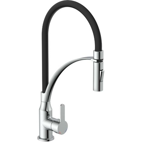 Laguna Brass 1300CP Wohnmobil-Wasserhahn – Schwenkbar, Nicht-metallisch (ABS), Chrom-Finish, Für Küchenspüle