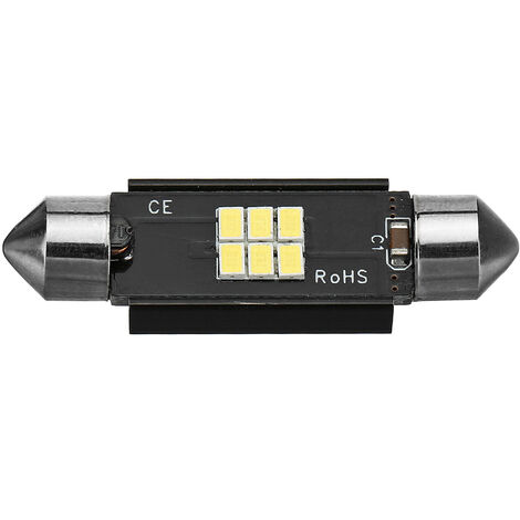 Ampoule LED feux de recul / lumière porte plaque d'immatriculation circuit  CAN BUS intégré 41MM - Speed Wheel