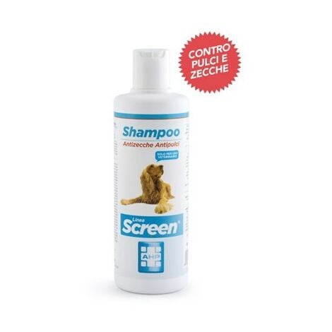 Shampoo per cani ahp shampoo antizecche antipulci uso veterinario ml.250