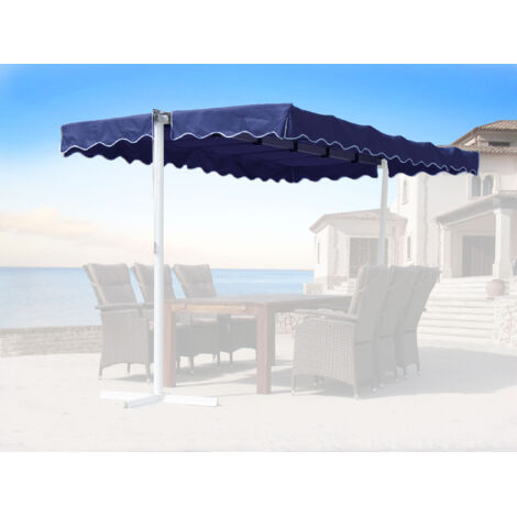Quick-Star – Tonnelle de jardin 375 x 225 cm – Remplacement de toile en polyester 160g/m² – Couleur bleue – Pour Standmarkise Dubai