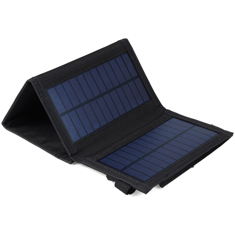 Panel solar plegable USB portátil flexible pequeño impermeable 5V 10W  plegable células de panel solar para teléfono móvil cargador solar portátil  para