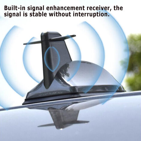 Antena de radio de coche moderna antena de aleta de tiburón techo de coche  moderno