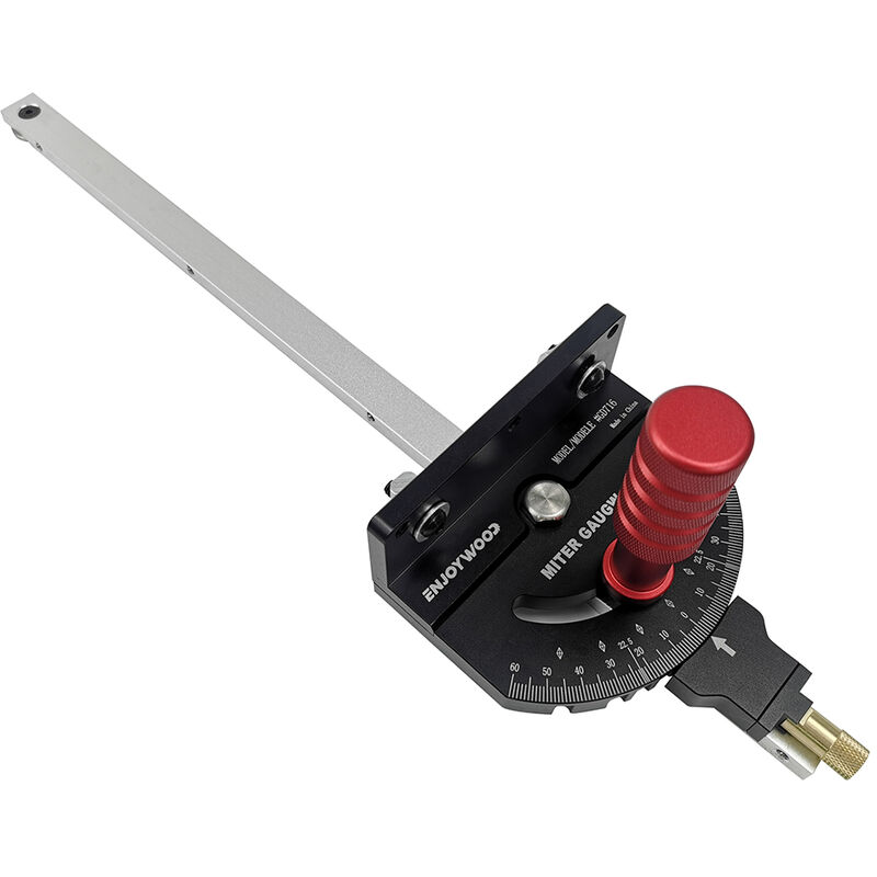 Precision Aluminum Alloy 19.5mm 0 60 Degree Miter Gauge System For