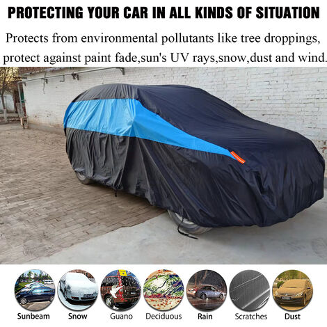 Universal Full SUV Car Cover Outdoor UV Snow Dust Rain Resistant  Waterprooof XL: 5.1mx2.0mx1.