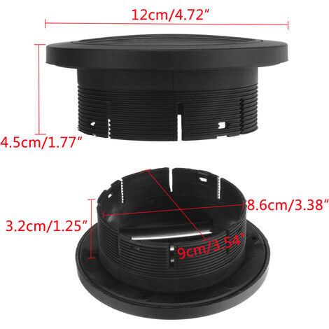 1pc 90mm Ducting Duct Warm Air Vent Outlet For Eberspacher Propex Diesel Heater