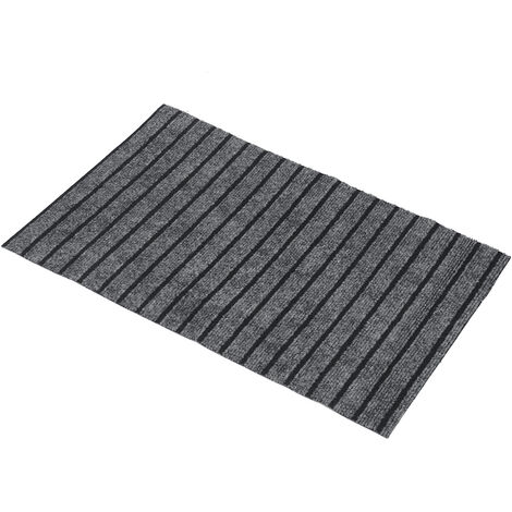 Door Mat Outside Inside with Non-Slip TPR Rubber Backing Doormat(grey 40x60cm)