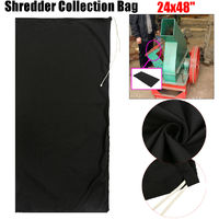 24X48 '' Black Wood Leaf Shredder Shredder Bag Collecting Crafts Mtd Hasaki