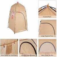 Shower Tent Toilet Camping Bedroom Portable Changing Outdoor Shower Bag Hasaki