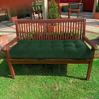 Garden Bench Cushion 150*50*10CM Foldable Thick Seat Chair Cushion Dark Green