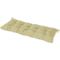 Garden Bench Cushion 150*50*10CM Foldable Thick Seat Chair Cushion Khaki