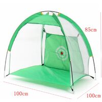 Foldable Golf Driving Cage Practice Hitting Net Green 1M Net Only