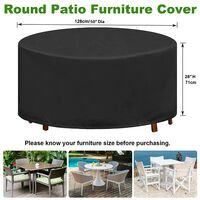 Waterproof Garden Patio Furniture Cover Rattan Table Cube Covers Outdoor W/Bag