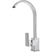 Swivel Spout Kitchen Sink Taps Basin Sink Mixer Tap Square Brass Faucet