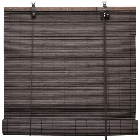 Sol Royal SolDecor B86 Persianas de bambú Rollo bambú Ventanas Klemmfix Robusto Madera Calidad	Brown, 160x60 cm