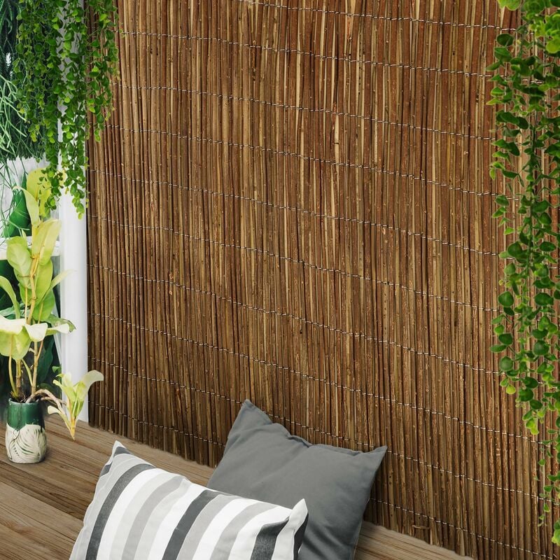 Sol Royal Frangivista e Frangivento in Bambú SolVision B38 Stuoia in Canne  Spesse di Bamboo Premium - Arella Naturale per Giardini e Balconi - Schermo  Privacy Naturale 90cm, 250cm