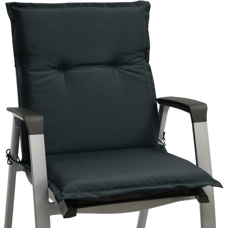 Beautissu Cuscino per sedie da Giardino e spiaggine Loft NL - 100x50x6cm  -soffice Imbottitura e Comfort Extra