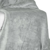 Coperta lana grigio scuro 200x150 campeggio brandina 