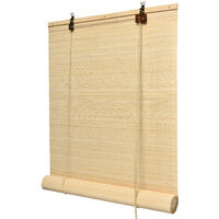 Radiance – Tenda A Pacchetto In Bambù Senza Fili, Bianco, 91,4x162,6 Cm – Controllo Luce Semi-Private, Per Interni/Esterni