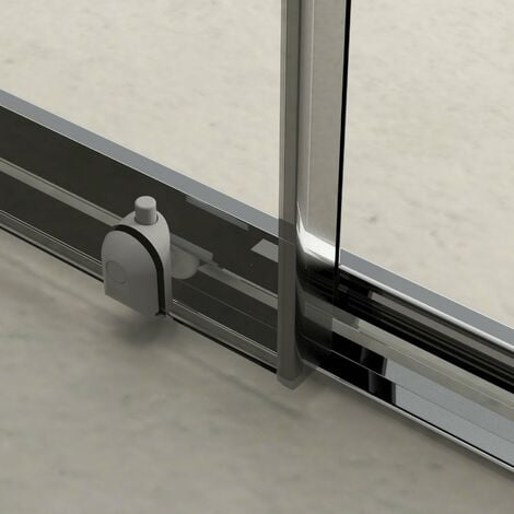 Porta doccia LISBONA scorrevole a nicchia 100 cm altezza 190 cm cristallo 6 mm