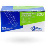 Suspente Maxi Stil ® F 530 300 mm pour charpente bois Placo ® - 100 pièces - plenum jusqu'à 280 mm