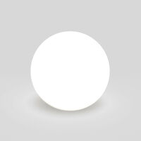 Boule lumineuse LED multicolore recharge sans fil Ø25 cm, 7 couleurs - LUNA - Blanc