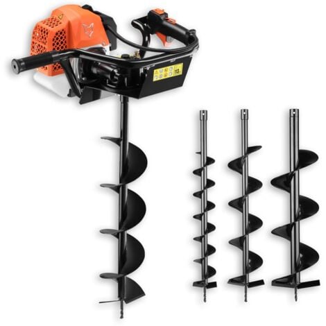 FUXTEC FX-EB162 earth drill incl. 100,150,200mm attachments