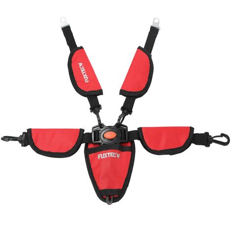 FUXTEC 5-point seat belt for CT-850 Red