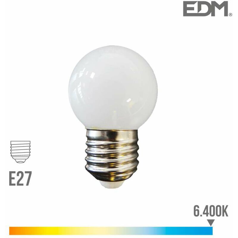 Lampadina LED Filament E27 4 Watt Sferica (470 lumen)