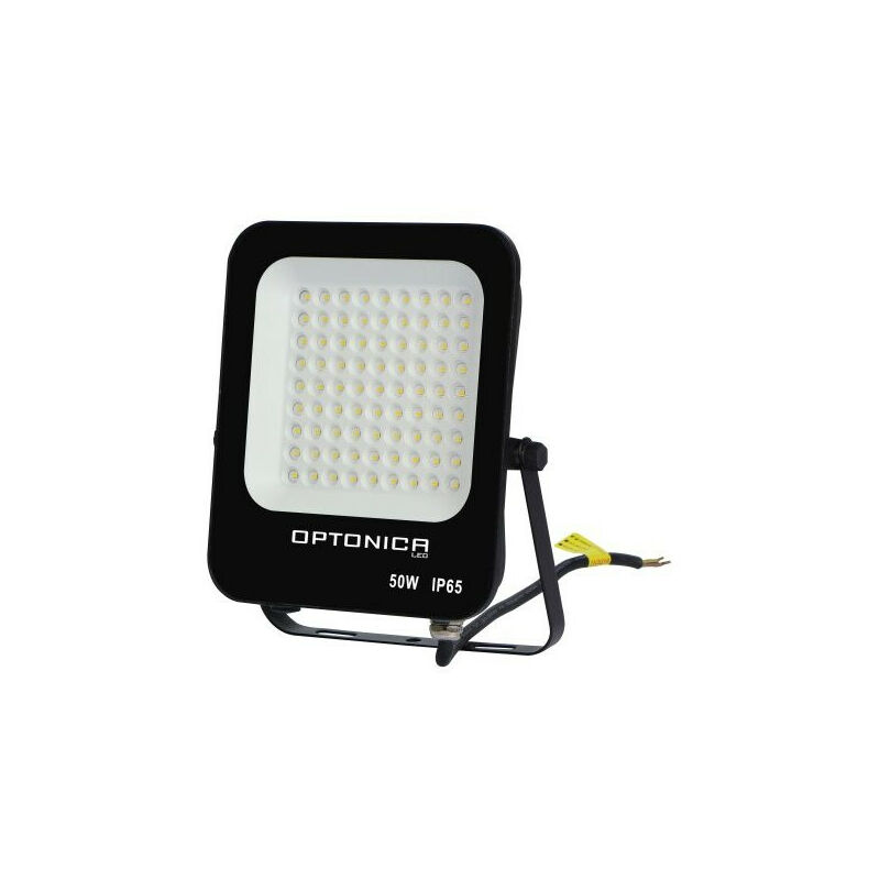 YIQIBRO Faretto LED da Esterno 50W, Faro LED Esterno IP67 Impermeabile Ultra Sottile, 5000LM 6500K Bianca Fredda Luce di Sicurezza per Giardino Cortile Garage Prato Magazzino Terrazza
