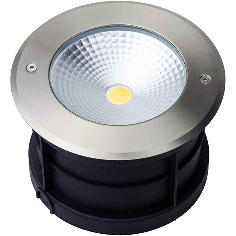 Faretto da incasso per esterno LED 220V 25W (illuminazione 200W)  impermeabile IP67 diametro 195mm illuminazione blu 2000lm