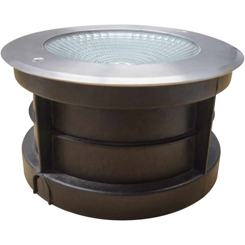 Faretto da incasso per esterno LED 220V 25W (illuminazione 200W)  impermeabile IP67 diametro 195mm illuminazione blu 2000lm