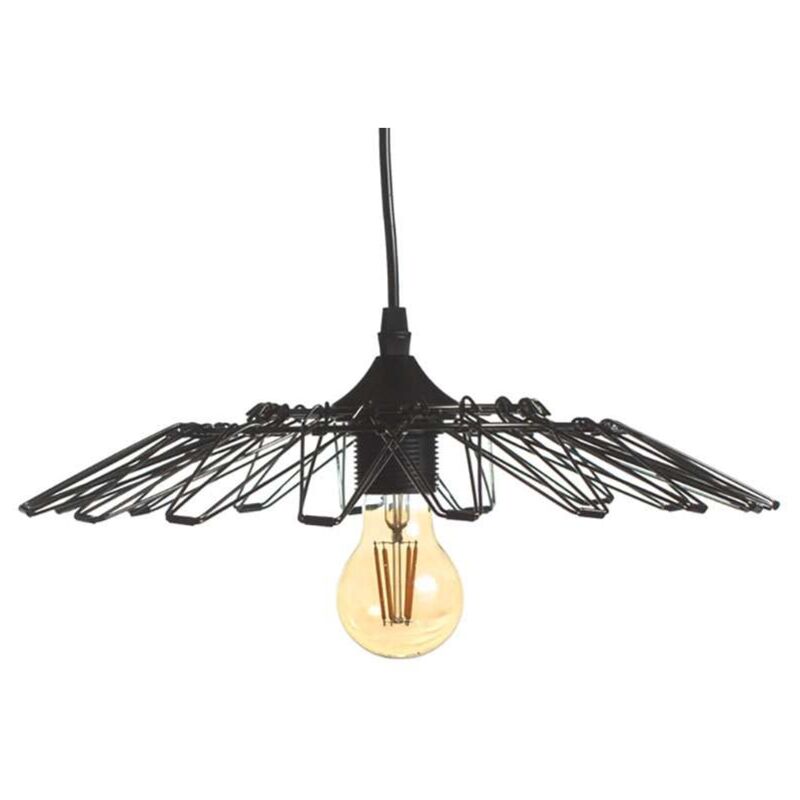 Lampada A Sospensione Design Multiforme Oro - E27, Cavo Regolabile 1,1m, Diametro 235mm
