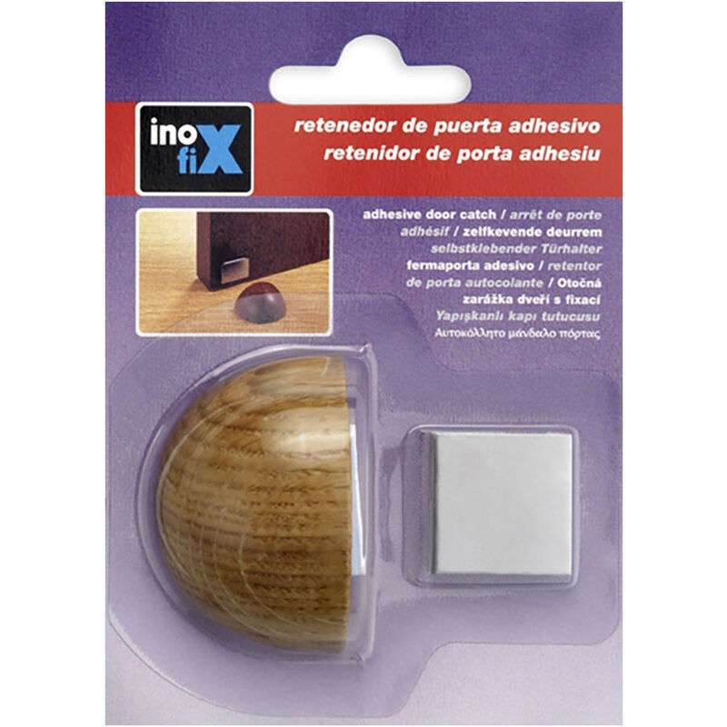 Brinox Magnete Adesivo In Legno Quercia Fermo Fermaporta Oro