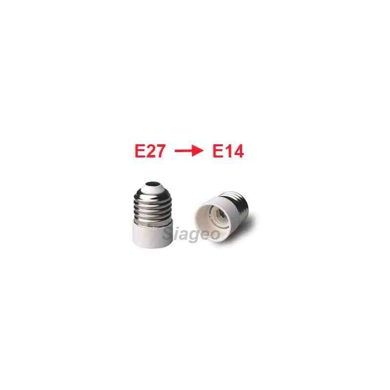 Presa adattatore da E27 a E14 per lampade e lampadine