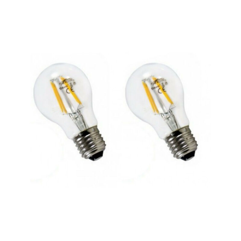 Lampadina Led a Filamento E27 A60 a bulbo 7W Bianco caldo 2700K dimmerabile  FSL 