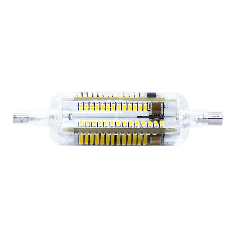 1 Lampada R7S Led 360° 118mm Dimmerabile Bianco Caldo 20W Rotondo