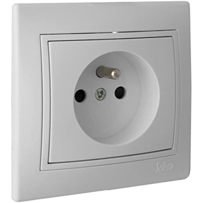 Bticino Magic 5300 Presa bipolare di sicurezza + T da 16A, IMQ, Nera