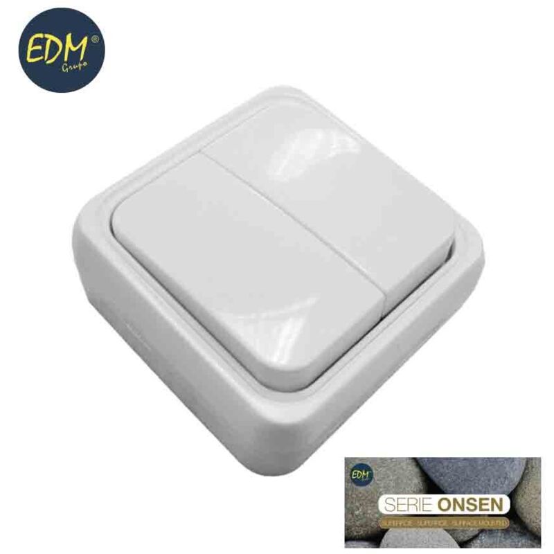 Base bipolare 6 prese con t/t laterale 16a 250v bianco + interruttore