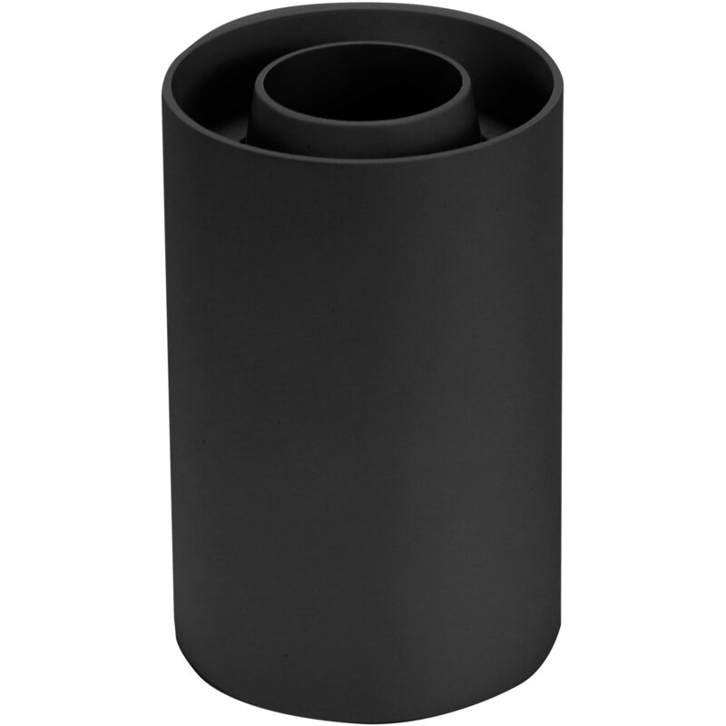 Vaso In Plastica Coobi Round P Colore Grafite – 24x24x22 Cm