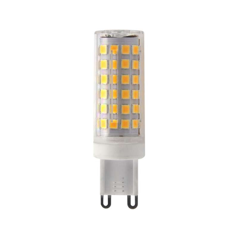 kit 10 pz lampade led g9 3w 3000k bianco caldo